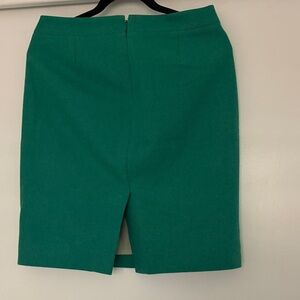 JCrew Elegant Green Pencil Skirt